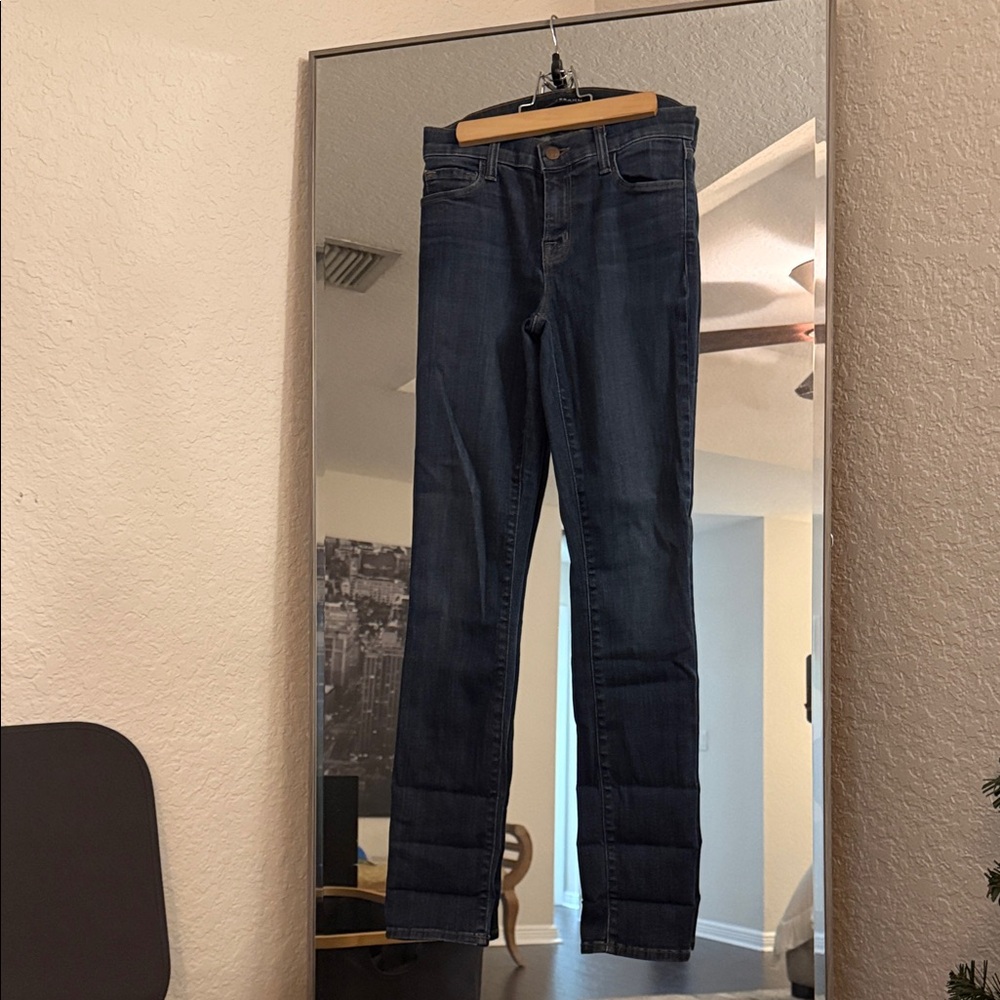 J Brand Dark Blue Skinny Jeans